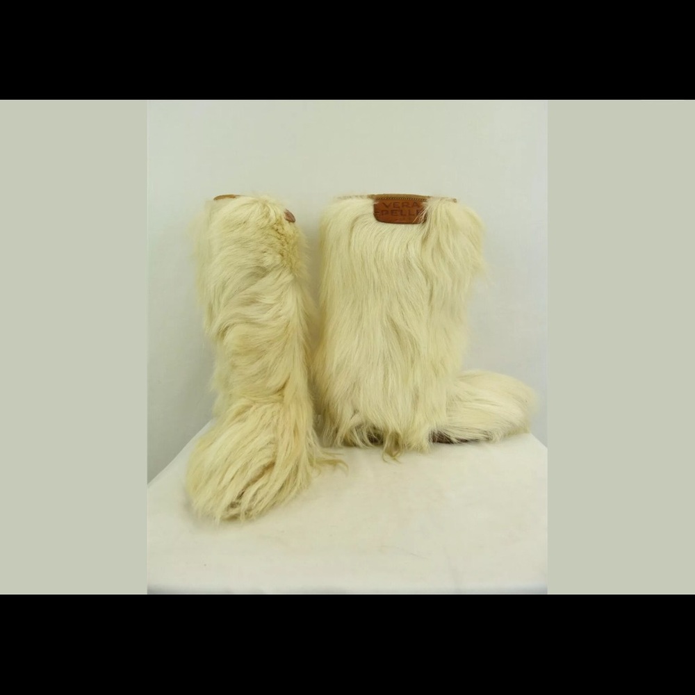 ❌SOLD❌ Vintage Vera Pelle Cream Skywalk Boots